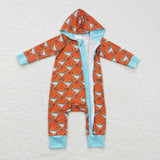 LR0703--new style western cow hoodie zip sleeper