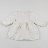 GLD0623--Light cotton white dress