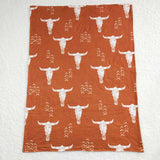 BL0070--skull cow blanket