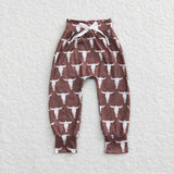 P0273--western skull cow boys pants