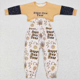 GLP0917--new style happy new year milk silk girls outfits