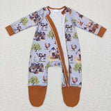 LR0632-- Long sleeve farm zip sleeper