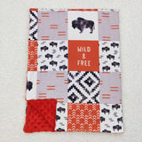 BL0072-- western cow blanket