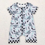 SR0563--short sleeve mama's boy romper