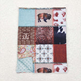 BL0080--western cow blanket