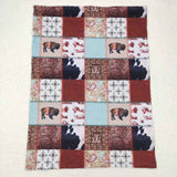 BL0080--western cow blanket