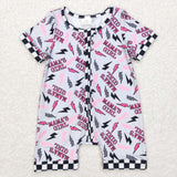 SR0562--short sleeve mama's girl romper