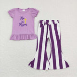 GSPO1135--he is risen top + purple jeans outfits