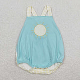 Embroidery Sun sleeveless baby boys summer bubble