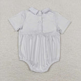 SR0598- short sleeve white bubble