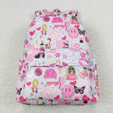 Guitar smile singer girls backpack