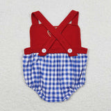 SR0616-short sleeve baseball red embroidery boy bubble