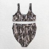 Bottomland print mommy and me women summer swimsuit