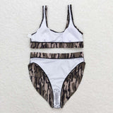 Bottomland print mommy and me women summer swimsuit