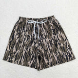 5.14-1 USA warehouse Camo print kids and adult summer Swimming trunks