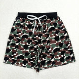S0401--CAMO man adult swim trunks