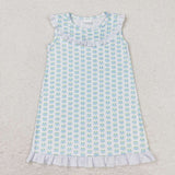 Sleeveless crab ruffle baby girls summer dresses