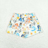 Sun dog starfish kids boys summer swim trunks