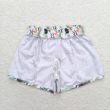 Duck print kids boys summer swim trunks