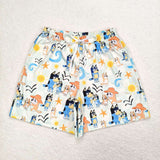 Sun dog starfish adult men summer swim trunks