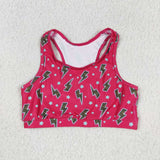 Sleeveless hot pink thunder top shorts girls clothes