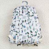 7.24 USA Grey duck kids boys backpack