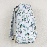 7.24 USA Grey duck kids boys backpack