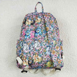 Flower dog kids backpack