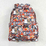 Red heart glasses singer girls backpack