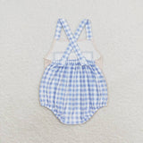 Straps baseball baby boys summer romper