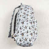 Duck print kids boys backpack