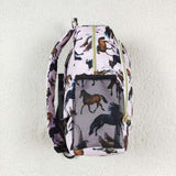 High quality horse print backpack