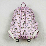 7.24  USA Pink duck kids girls backpack