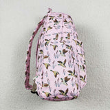 Pink duck kids girls backpack