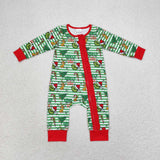 LR1054  Christmas cartoon Long sleeves sleeper