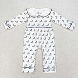 Long sleeves duck baby kids romper