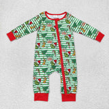 LR1055 long sleeves Christmas cartoon sleeper