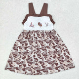 Straps duck pheasant deer camo kids girls dresses