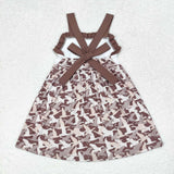 Straps duck pheasant deer camo kids girls dresses