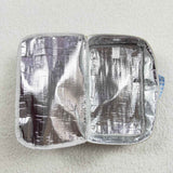 High quality blue plaid print lunch box 12.2*8.3*3.2 inches