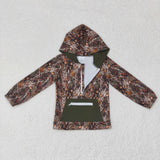 BT0756  Long sleeve hunting camo  boy pullover