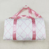 5.14-1 USA warehouse BA0226 Girls pink bow duffle bag