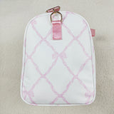 BA0226 Girls pink bow duffle bag