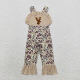 SR1914 /SR1913 hunting embroidery camo deer girls  jumpsuit