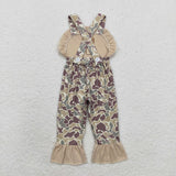 SR1914 /SR1913 hunting embroidery camo deer girls romper