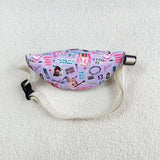 BA0253 purple singer Fanny Pack 13x5.7x3 inches