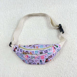 BA0253 purple singer Fanny Pack 13x5.7x3 inches