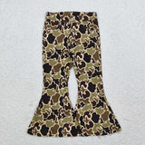 P0529 camo girls jeans