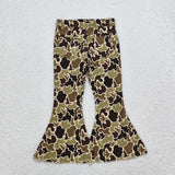P0529 camo girls jeans