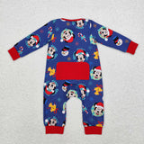 LR1417 long sleeves Christmas mouse sleeper